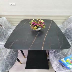 Black Sintered Stone Dinning Table