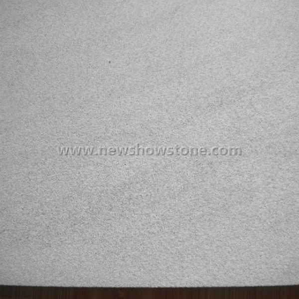 Honed China White Sandstone Flooring Tiles