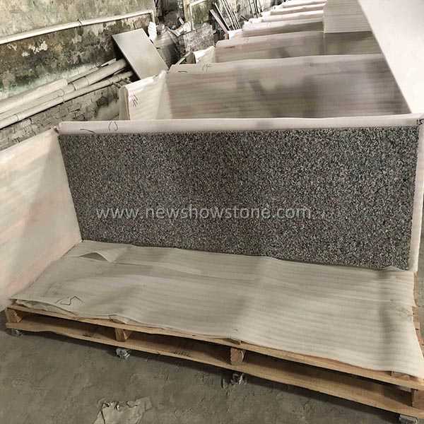 Custom Chinese Swan White Prefab Granite Kitchen Countertop 