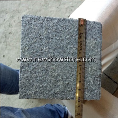 Flamed G654 cube granite for outdoor