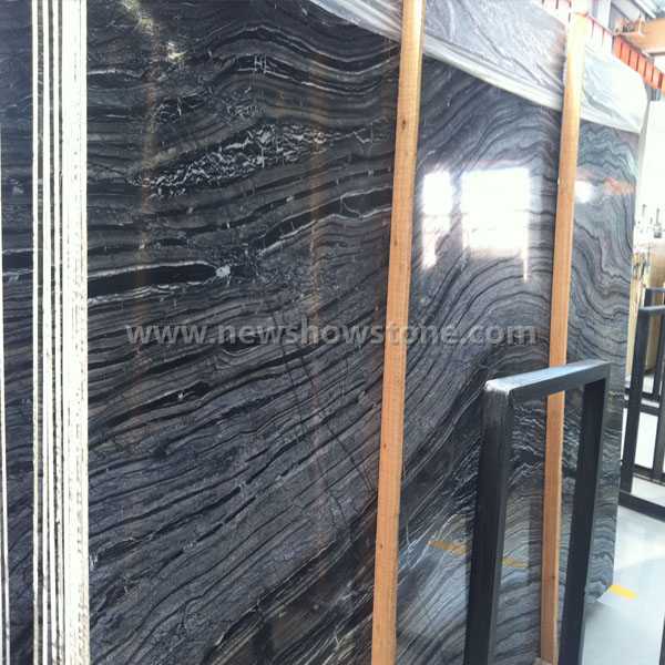 Chinese Zebra Black marble big slab