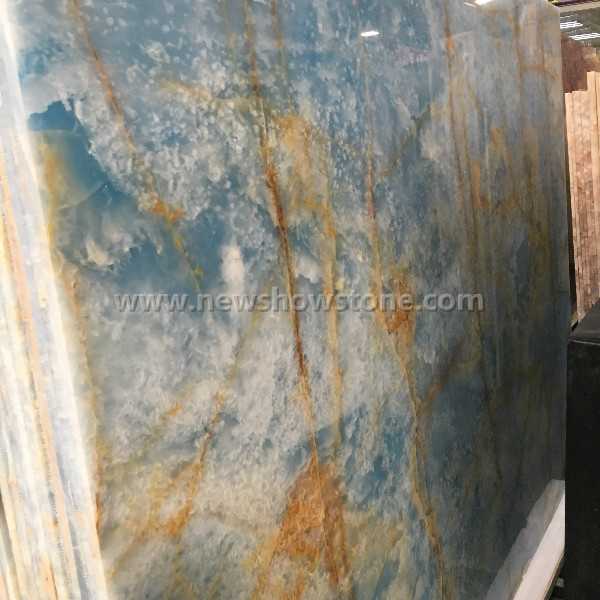 Blue ocean onyx for home decoration