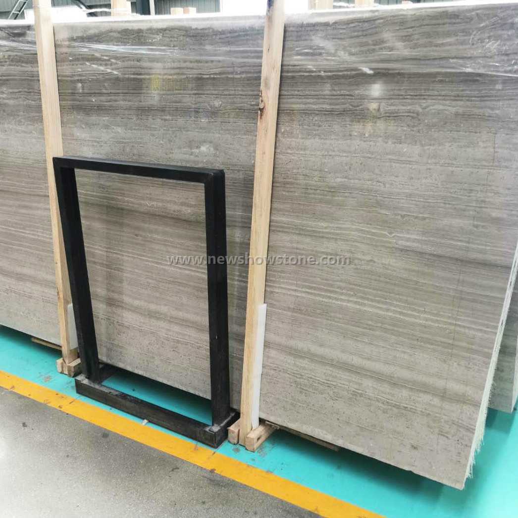 18mm thickness Grey wood marble big slab - copy