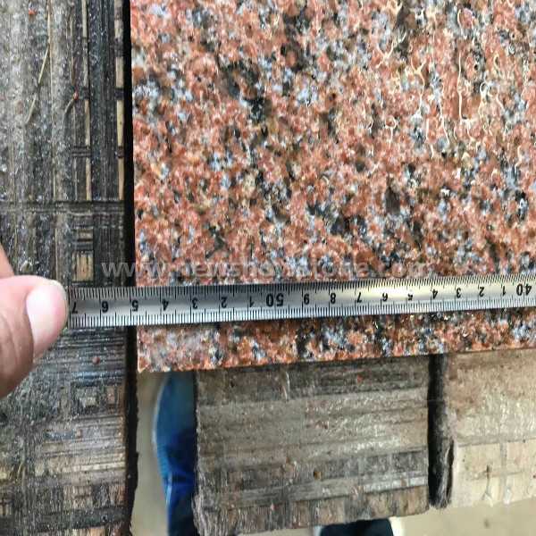Excellent Choice G386 Shidao Red Granite Price Flamed tiles