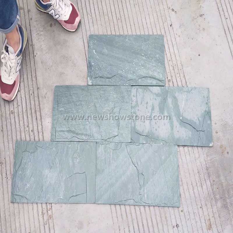 Natural Split Green slate tiles