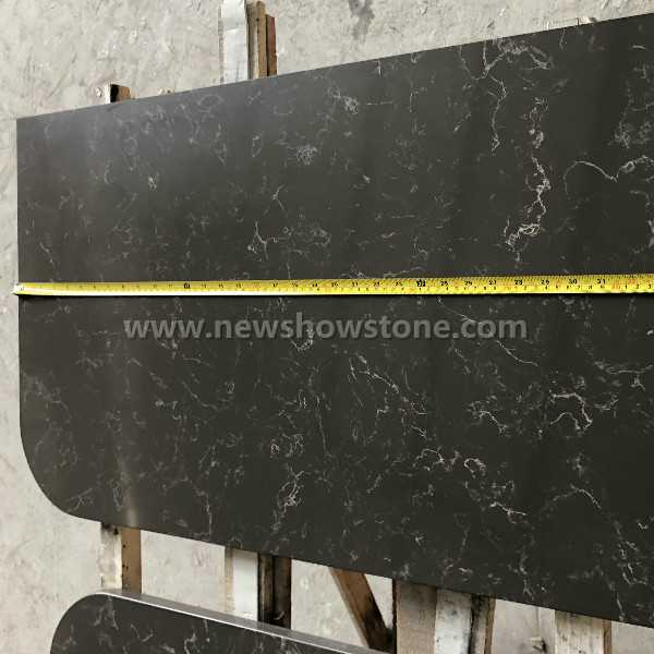 Polished Brown Quartz Countertops For Table