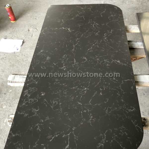 Polished Brown Quartz Countertops For Table