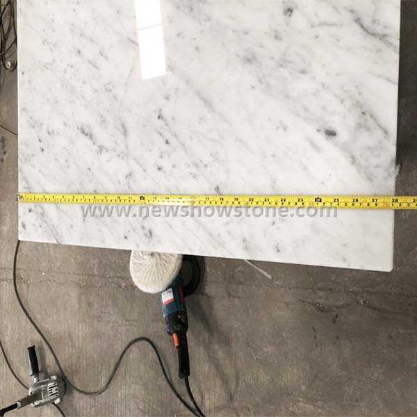 Carrara White Marble Table Tops