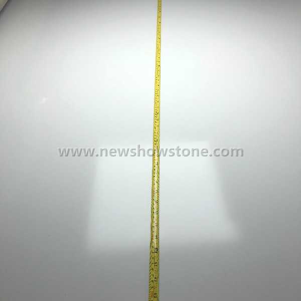 Super white artificial marble slab 