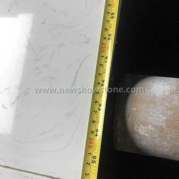 Ariston White artificial marble slab