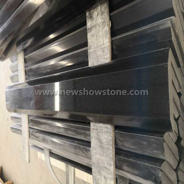 Chinese supplier Mongolia Black Granite threshold 