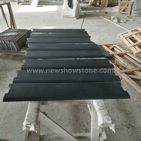 Chinese supplier Mongolia Black Granite threshold 