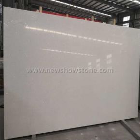  Crystal White Artificial Quartz Stone Slabs 