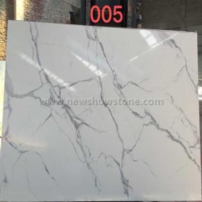005 3D Calacatta White artificial marble Big Slab