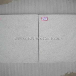 Honed China White Sandstone Flooring Tiles