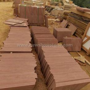 China Red Sandstone Slabs & Tiles