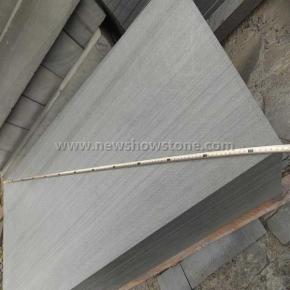 China Wooden Grey Sandstone Cut to Size