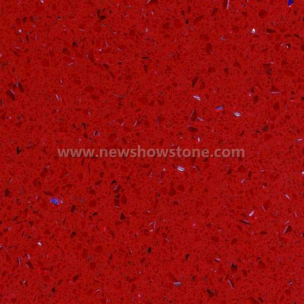 Crystal Red Quartz Slab&Tiles