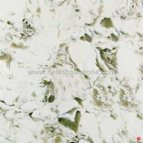 Pattern Series Vein White Quartz Slab&Tiles 