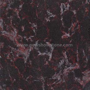 Pattern Series Modern Red Quartz Slab&Tiles