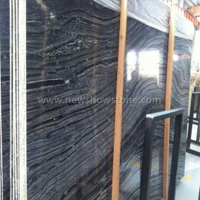 Chinese Zebra Black marble big slab 