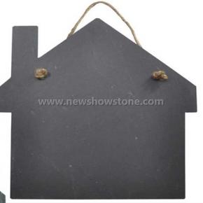 Amazon ebay hot sell slate plate house shape