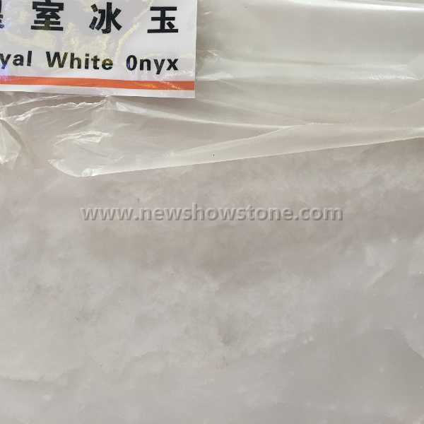 Royal White Onyx Big Slab 