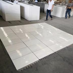 New less veins white marble tiles 