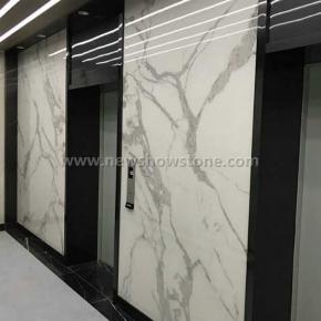 Sintered Stone Slab Calacatta White Big Size