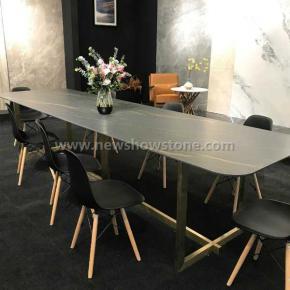 Sintered Stone Black Dinning Table Top