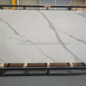 New White Calacatta 6/9 mm Sintered Rock Slab