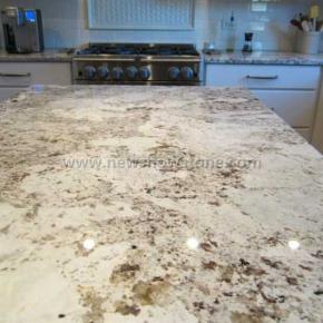 Polished Alaska white granite Countertop