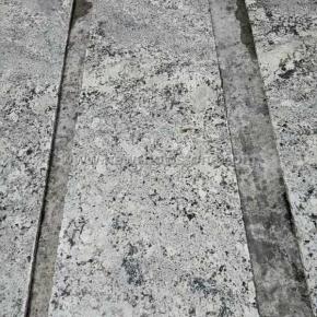 Polished Alaska white granite small slab