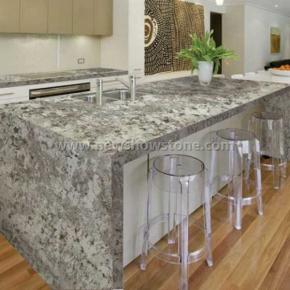 Alaska white color granite island top