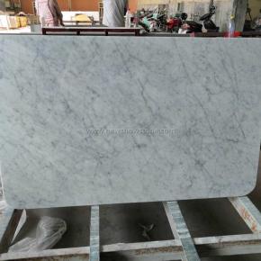 Rectangle carrara white marble table top