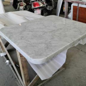 Rectangular Coffee Table Carrara White Marble