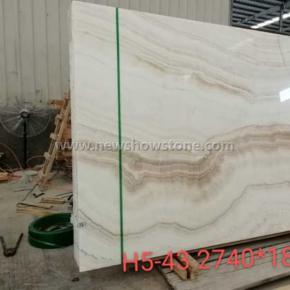 Classic Straight Vein White Onyx 