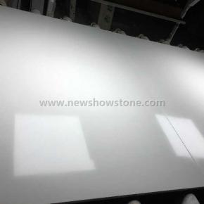 White color artificial marble slab