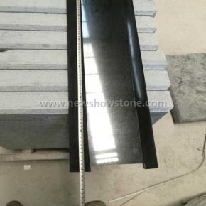 Mongolia black granite door frame