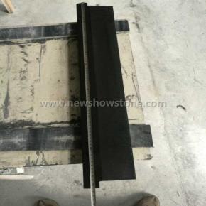 Polished Mongolia black granite door frame