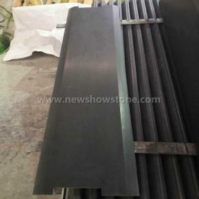 Honed Black Granite saddle