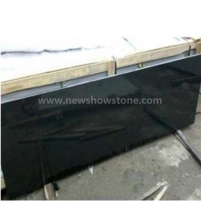 Polished Hebei Black Granite Slab