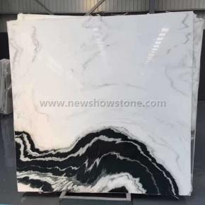 Panda White Marble Stone Slab