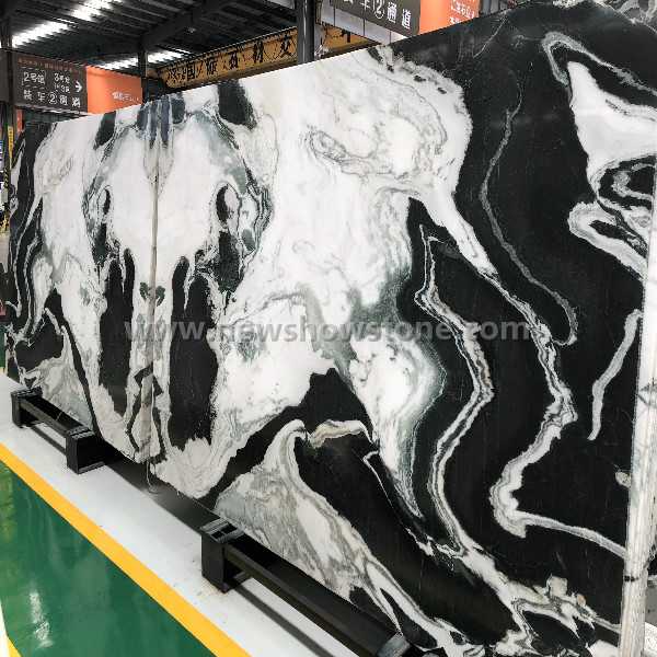 Panda White Marble Slab for Project
