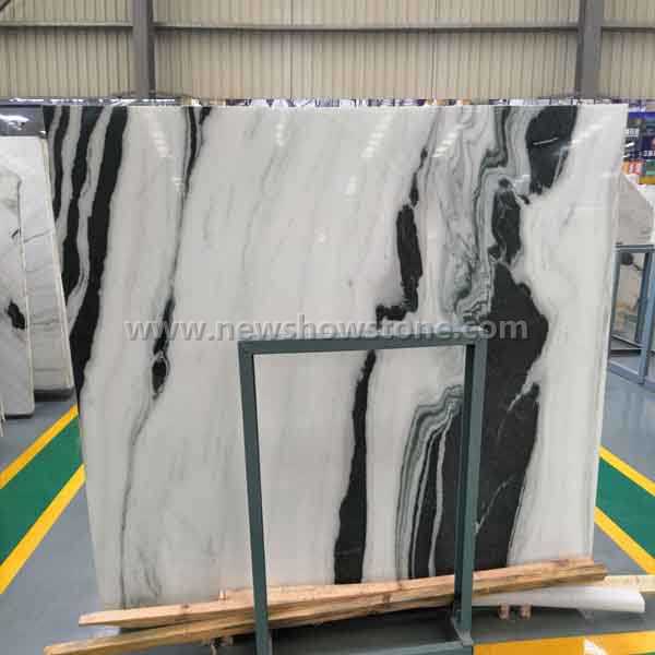 Panda White Marble Slab for Project