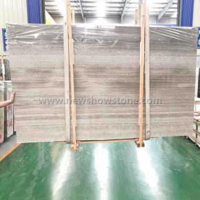 First Quality Grey Wood Stone Marble