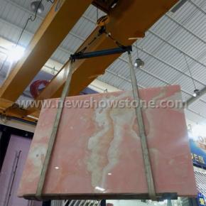 Chinese Pink Onyx Slab