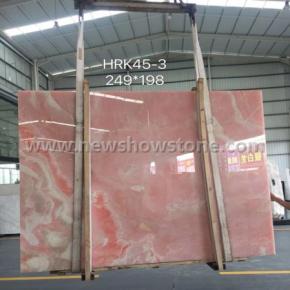 Pure Pink Onyx Iran Onyx Slabs