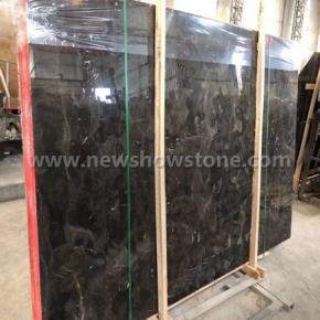 Emperador Dark Marble Tile Slab Flooring Table