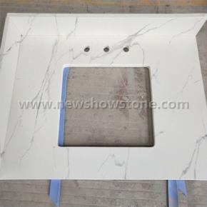 Calacatta Quartz Vanity  top 